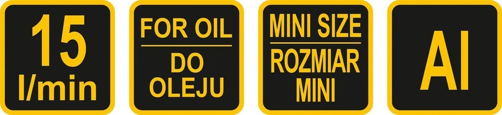 VOREL RANKINIS ALIUMININIS ALYVOS SIURBLYS MINI