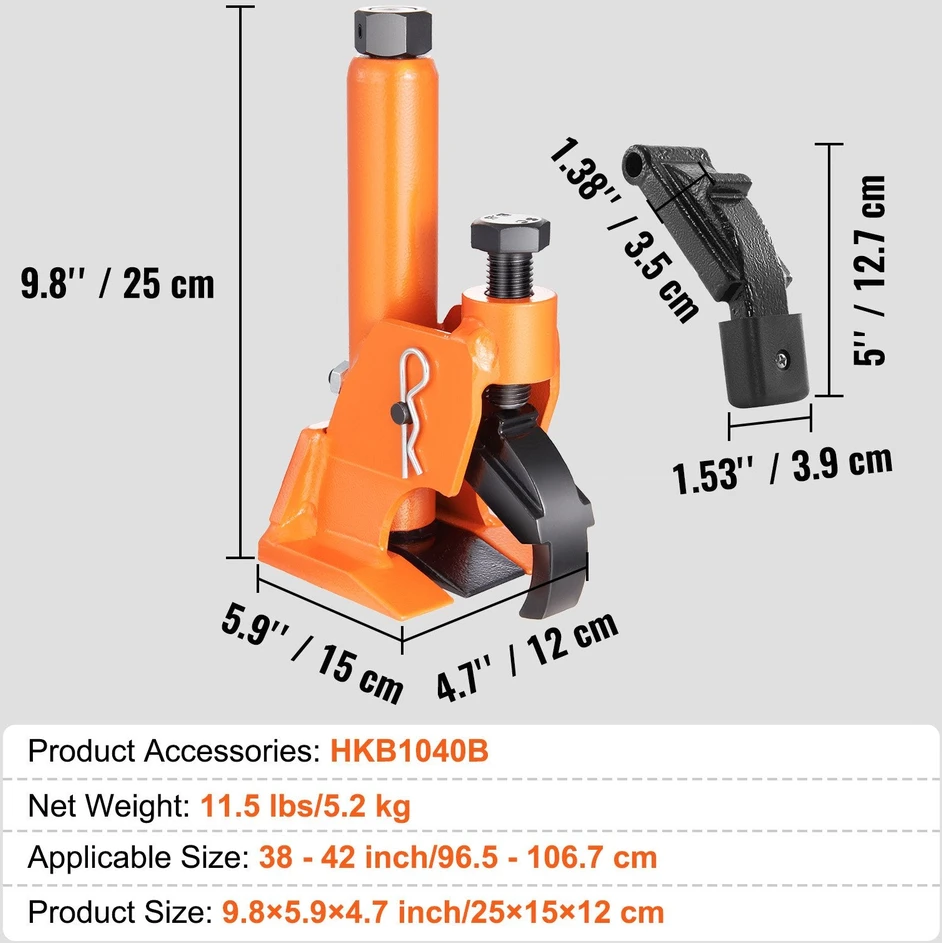 VEVOR Rankinis padangų krašto nuėmėjas 96.5-106.7 mm