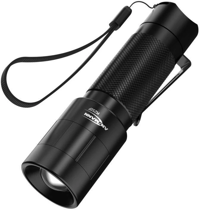 Ansmann M250F Juoda Rankinis žibintuvėlis