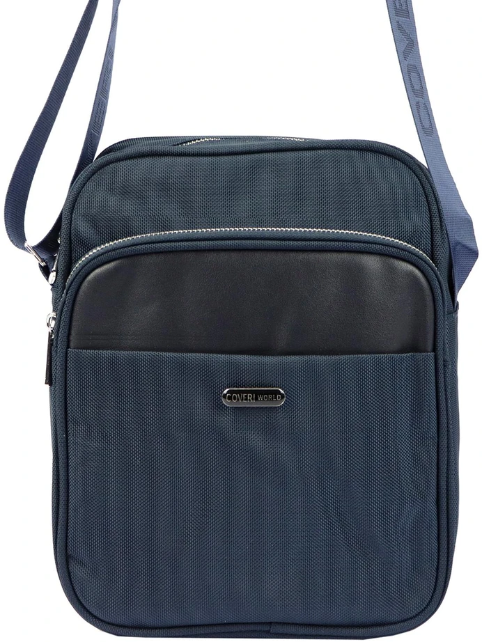 Coveri World Męska Saszetka Krepšys Przez Ramię Trwała Kieszenie Miejska