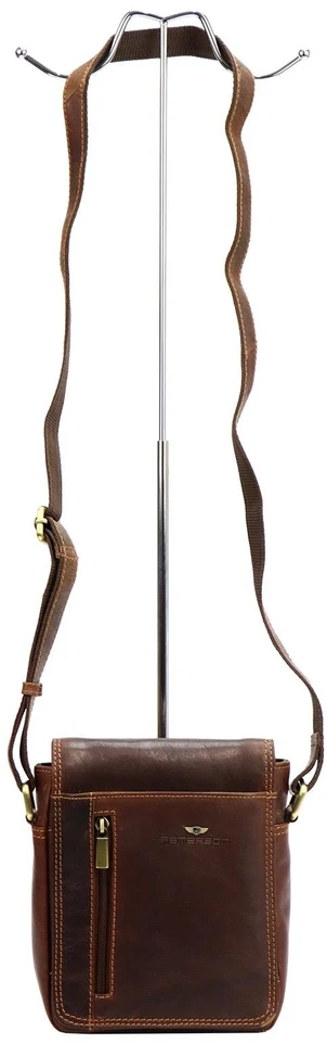 Paketėlis vyriška su natūralia oda Peterson PTN TB-7032-COM