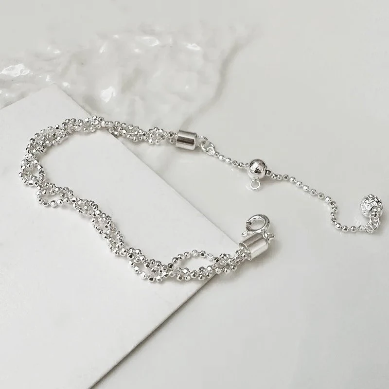 Sidabrinė rankos grandinėlė Lace