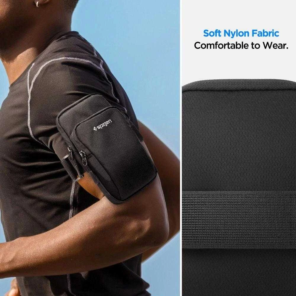 Spigen Dynamic Shield Armband dėklas telefonui juodos spalvos AMP04617