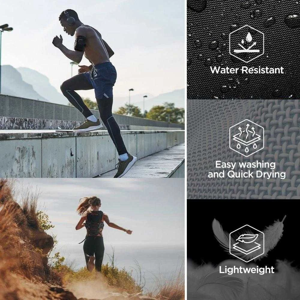 Spigen Dynamic Shield Armband dėklas telefonui juodos spalvos AMP04617