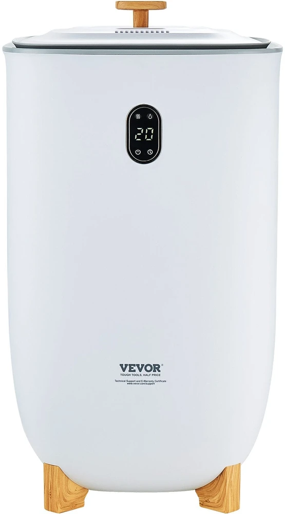 VEVOR 35L rankšluosčių šildytuvas su LED ekranu ir laikmačiu