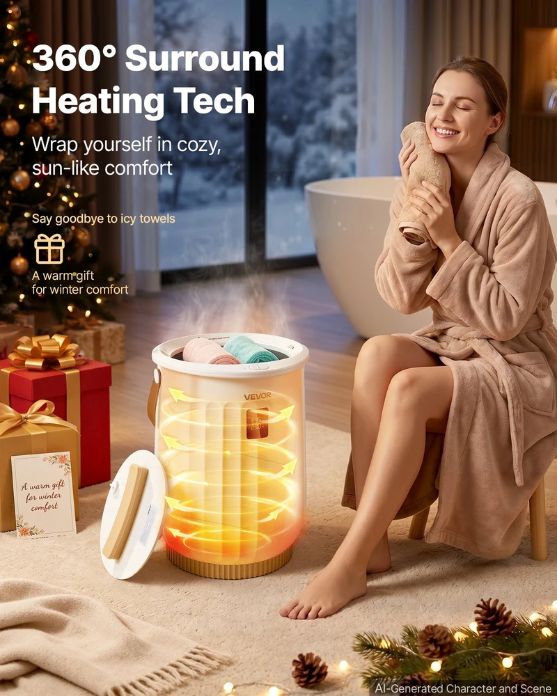 Rankšluosčių šildytuvas VEVOR HSTW-18, 20 l talpa