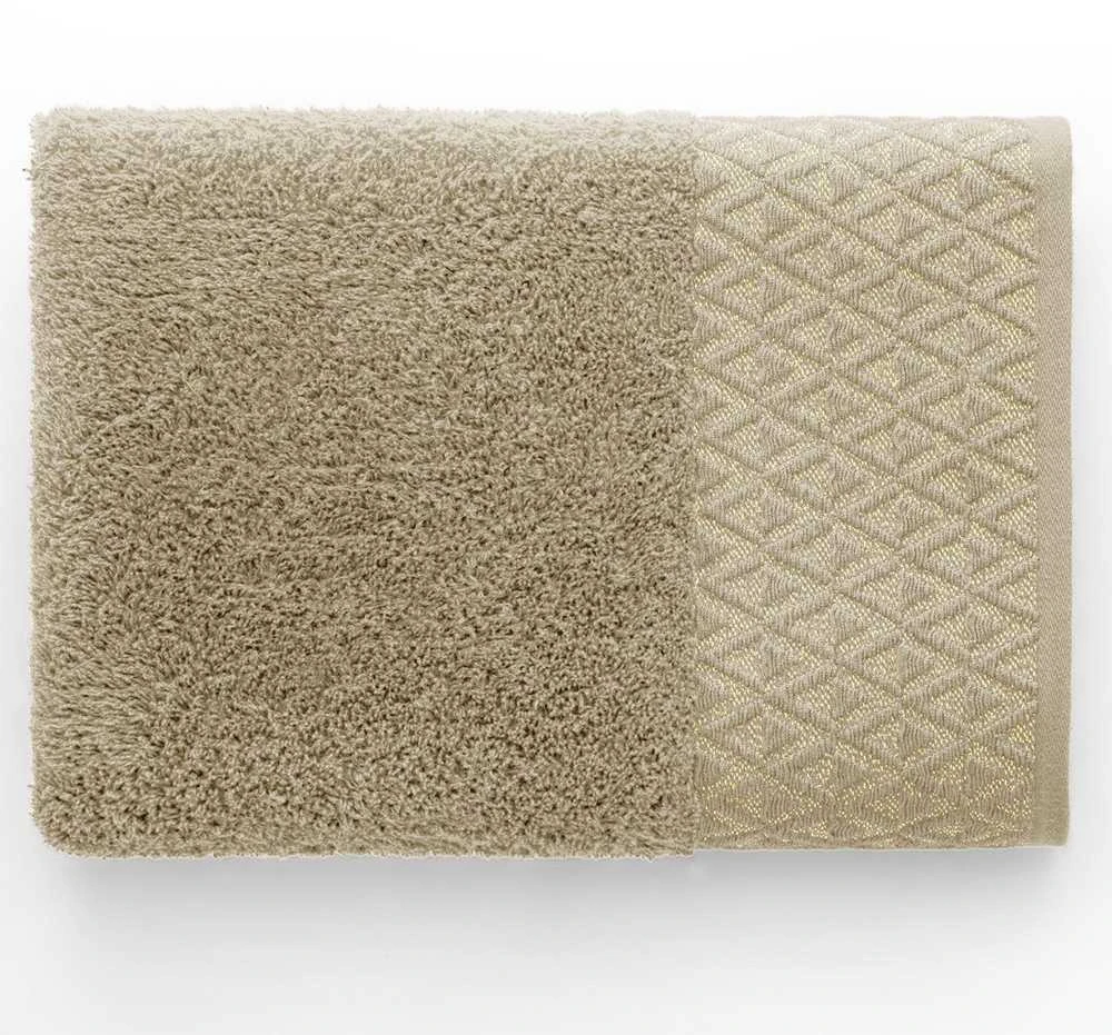 DecoKing Rankšluostis 50 × 90 cm (50x90), smėlio spalvos ANDREA