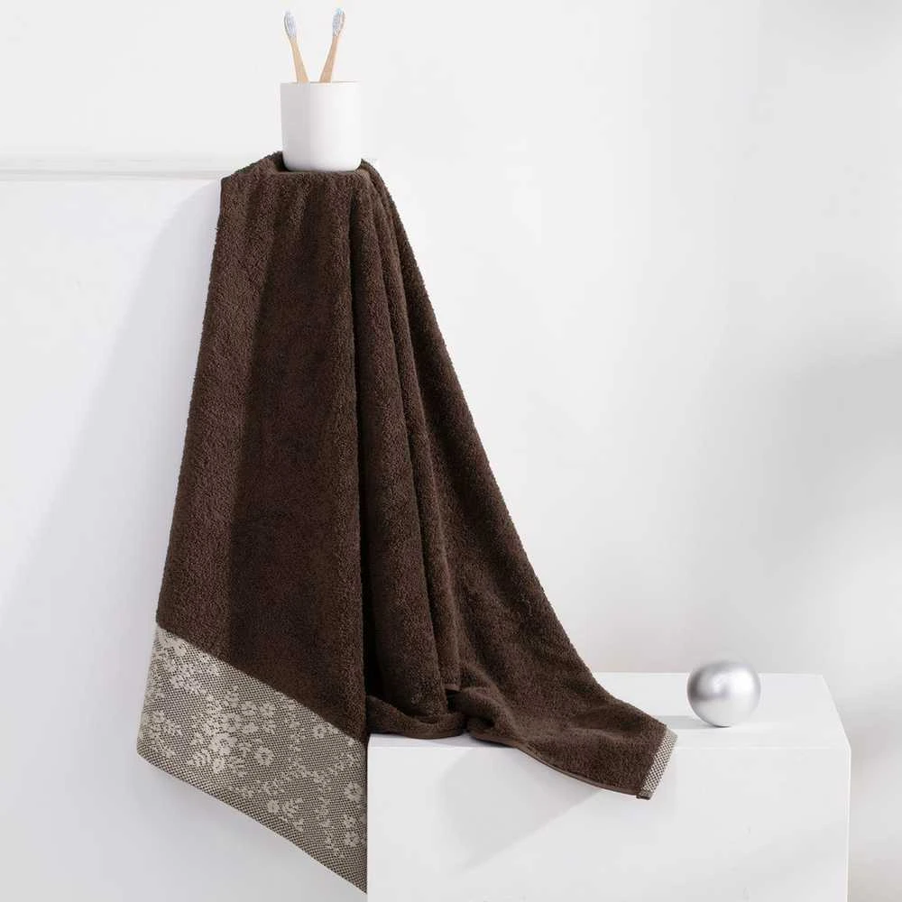 AmeliaHome Rankšluostis 70 × 140 cm, rudos spalvos AH CREA