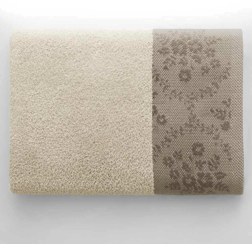 AmeliaHome Rankšluostis 70 × 140 cm, smėlio spalvos AH CREA