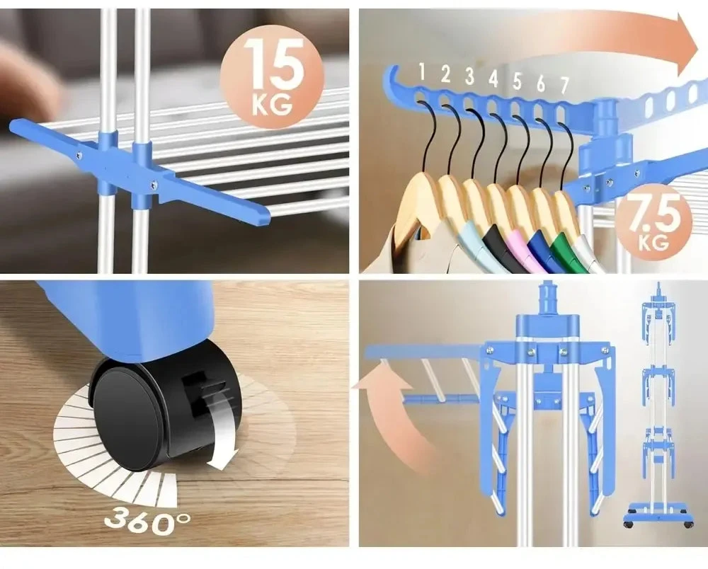 Rankšluostis Drabužių džiovyklė "Compact"