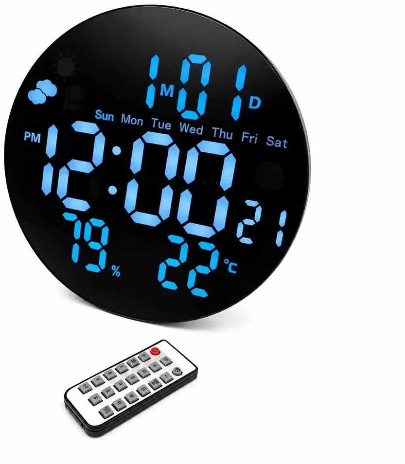 Rankšluostis Elektroninis laikrodis su data ir termometru TR2250H
