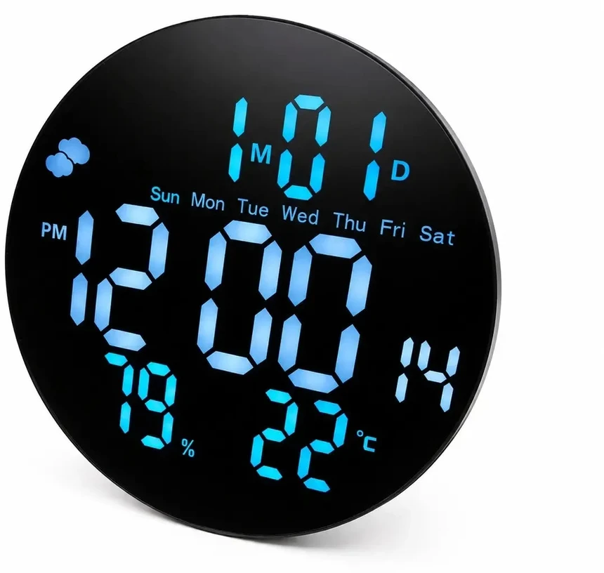 Rankšluostis Elektroninis laikrodis su data ir termometru TR2250H