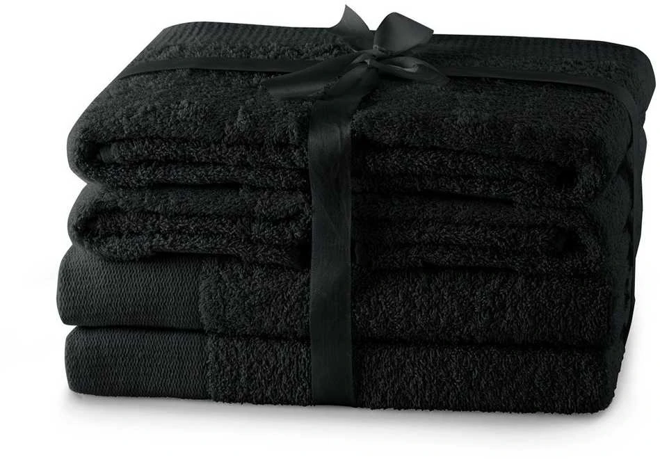 Rankšluostis Rankšluosčių rinkinys 2 vnt. 70x140 ir 4 vnt. 50x100 juodi