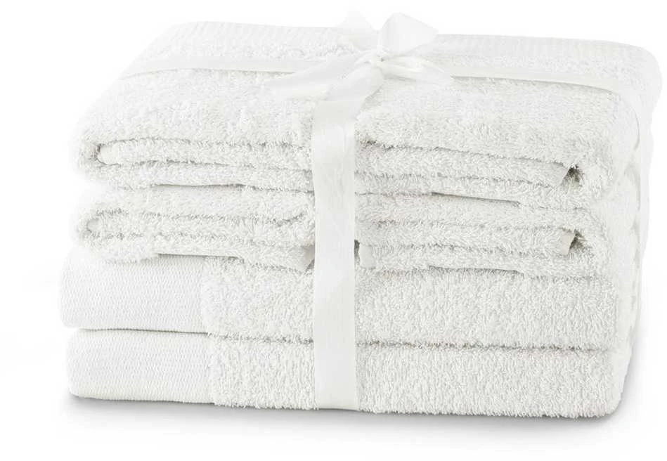 Rankšluostis Rankšluosčių rinkinys 2 vnt. 70x140 ir 4 vnt. 50x100 balti