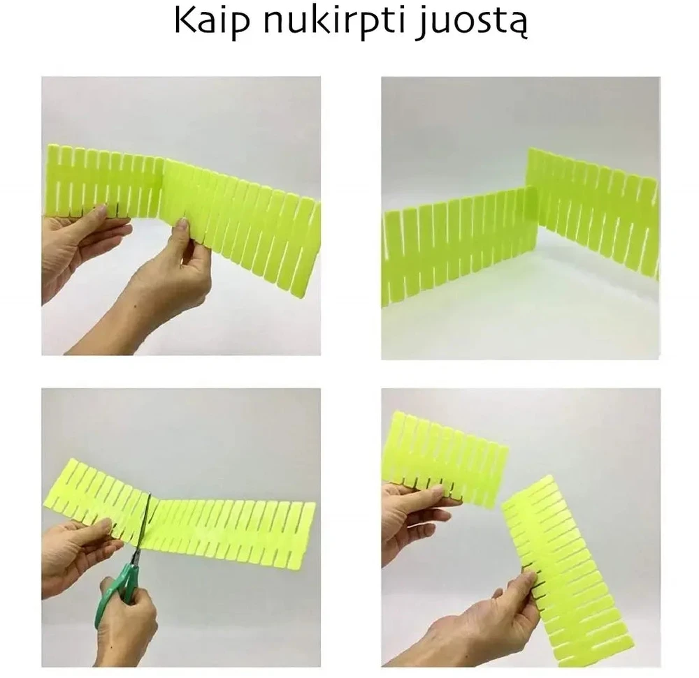 Rankšluostis Stalčių Pertvarų Rinkinys, 4 vnt.