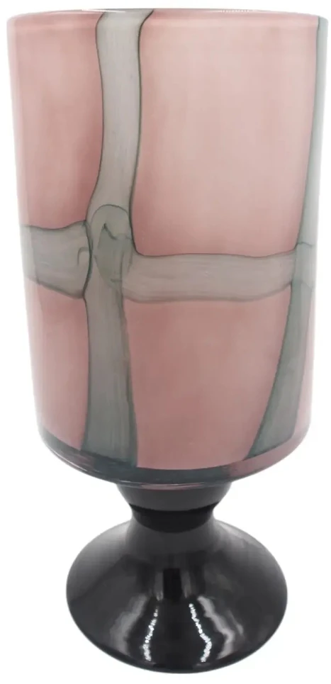 Rankšluostis Stiklinė dekoratyvinė vaza, 14×30 cm