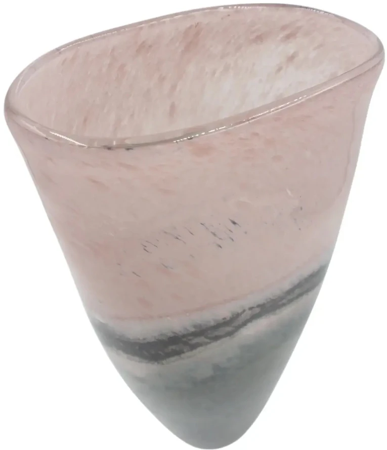 Rankšluostis Stiklinė vaza – 17×11×37 cm | Forma Lumo kolekcija
