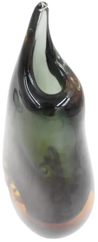 Rankšluostis Stiklinė vaza „Forma Lumo“ – 13×8×30 cm