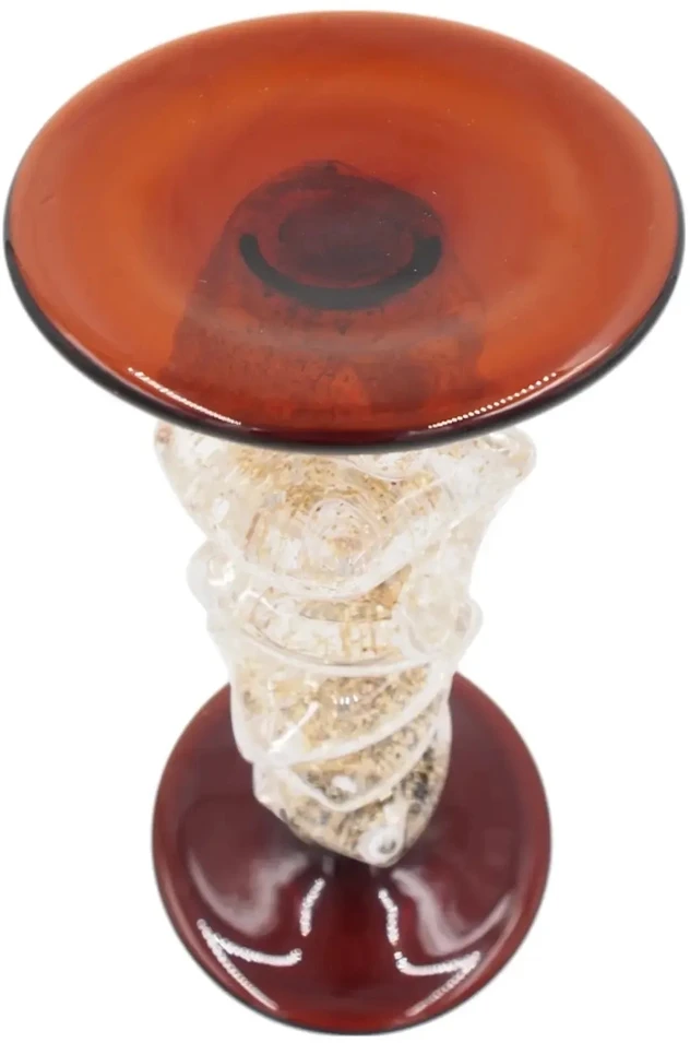 Rankšluostis Stiklinė žvakidė – 12.5 × 24 cm