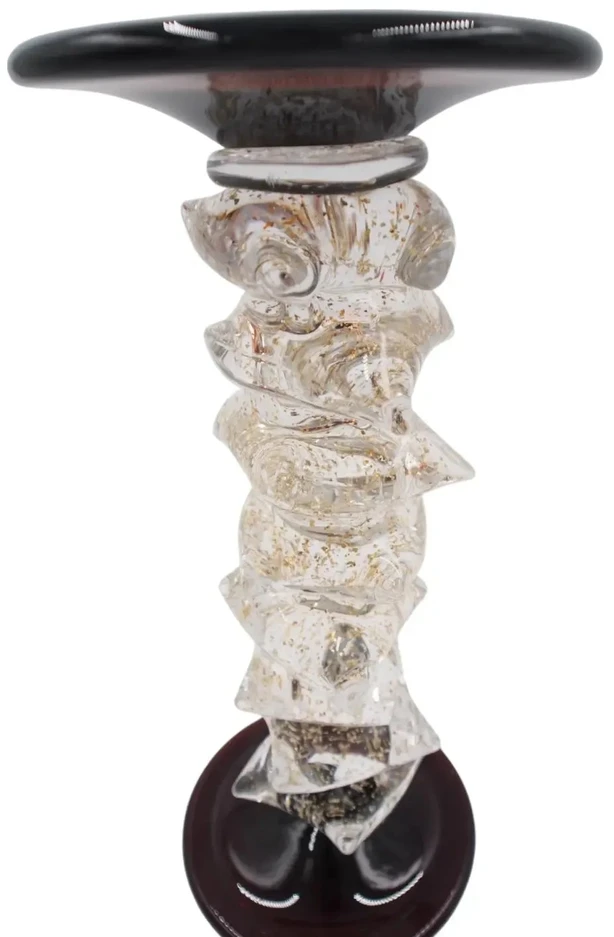 Rankšluostis Stiklinė žvakidė 12.5 × 27 cm