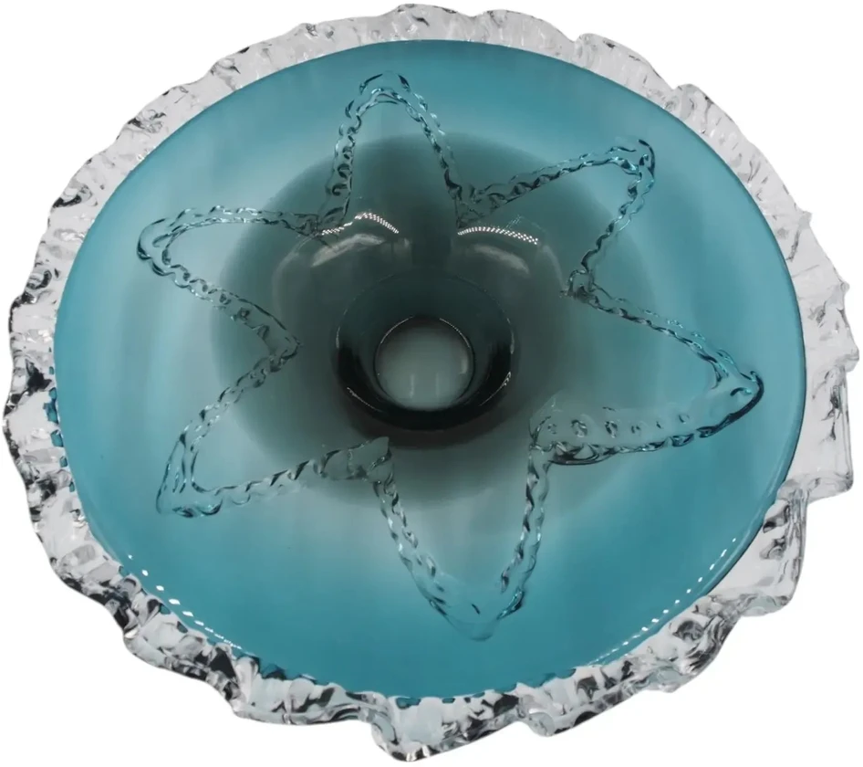 Rankšluostis Stiklinis dekoratyvinis dubuo, 40×11 cm