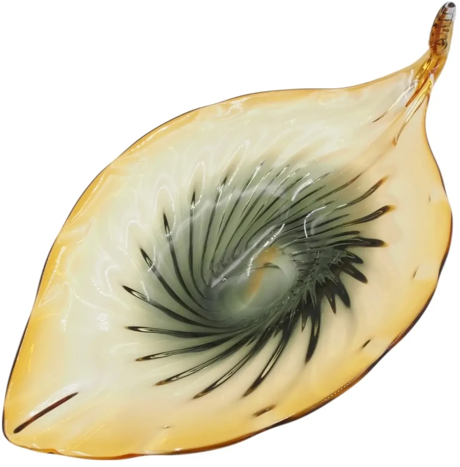 Rankšluostis Stiklinis dekoratyvinis indas, 54×28×13 cm