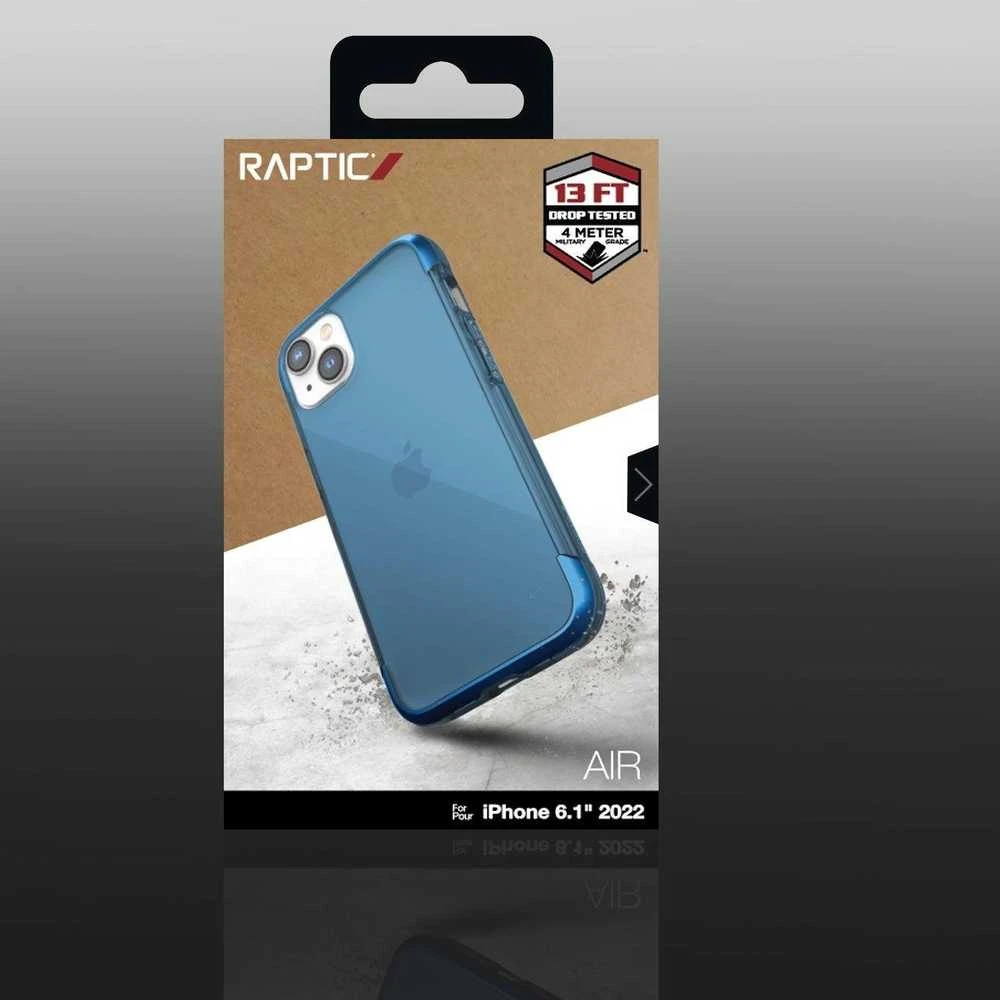 Raptic X-Doria Air Apple iPhone 14 armored dėklas telefonui mėlynos spalvos