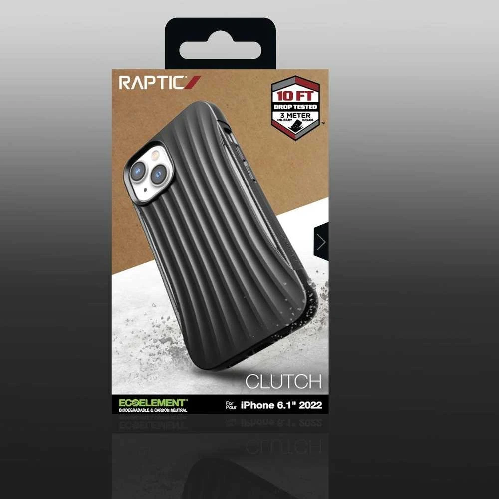 Raptic X-Doria Clutch Apple iPhone 14 dėklas telefonui juodos spalvos