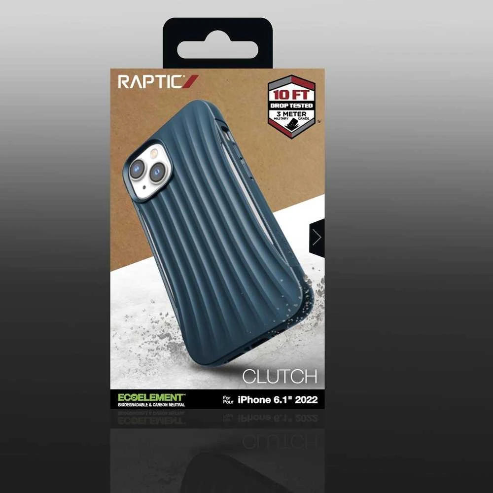 Raptic X-Doria Clutch Apple iPhone 14 dėklas telefonui mėlynos spalvos