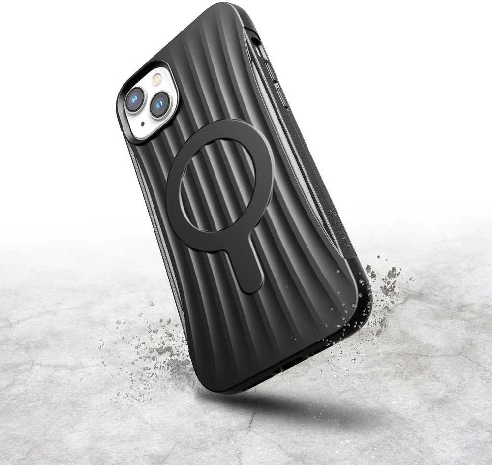 Raptic X-Doria Clutch Apple iPhone 14 Plus su MagSafe dėklas telefonui juodos spalvos