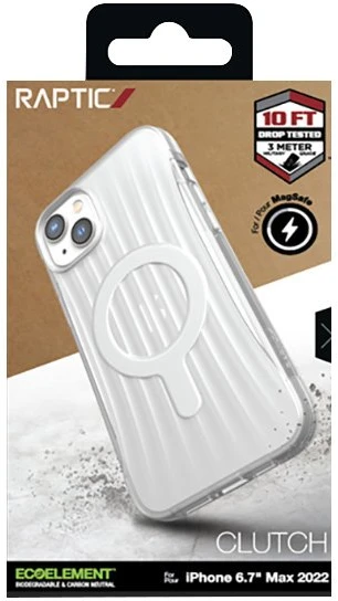 Raptic X-Doria Clutch iPhone 14 Plus su MagSafe dėklas telefonui skaidrus
