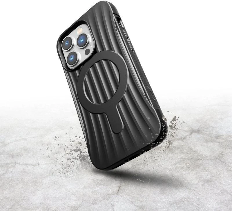 Raptic X-Doria Clutch Apple iPhone 14 Pro su MagSafe dėklas telefonui juodos spalvos