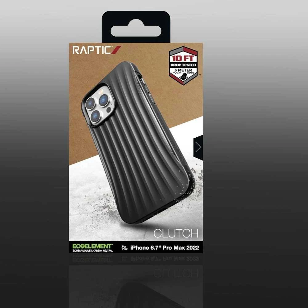 Raptic X-Doria Clutch Apple iPhone 14 Pro Max dėklas telefonui juodos spalvos