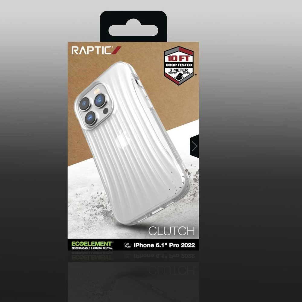 Raptic X-Doria Clutch dėklas iPhone 14 Pro galinis dangtelis skaidrus
