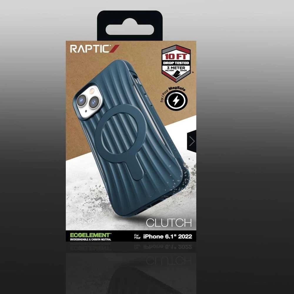 Raptic X-Doria Clutch iPhone 14 MagSafe dėklas telefonui mėlynos spalvos