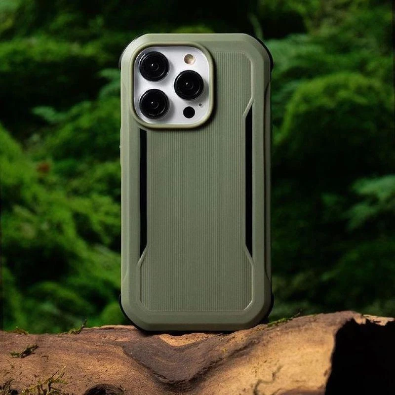 Raptic X-Doria Fort iPhone 14 Pro Max MagSafe armored dėklas telefonui juodos spalvos