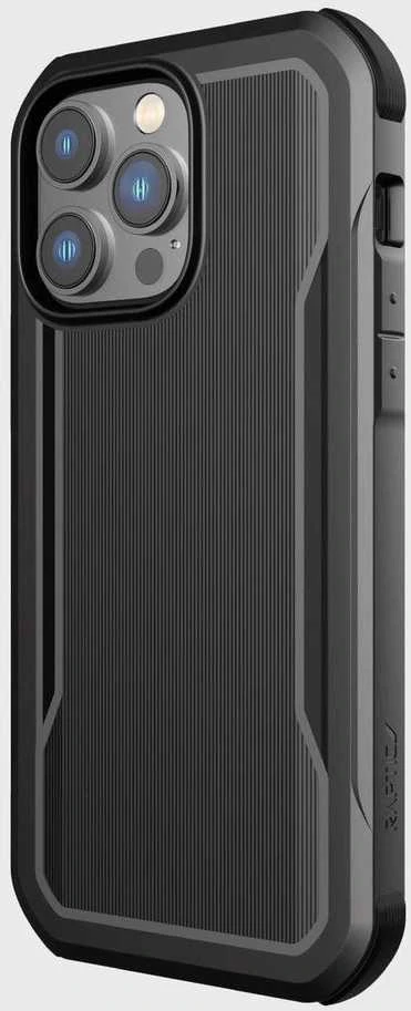 Raptic X-Doria Fort iPhone 14 Pro Max MagSafe armored dėklas telefonui juodos spalvos