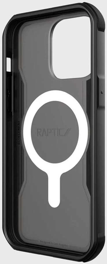 Raptic X-Doria Fort iPhone 14 Pro Max MagSafe armored dėklas telefonui juodos spalvos