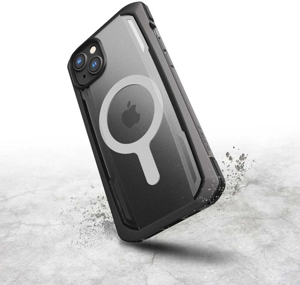 Raptic X-Doria Secure Apple iPhone 14 Pro Max su MagSafe armored dėklas telefonui juodos spalvos