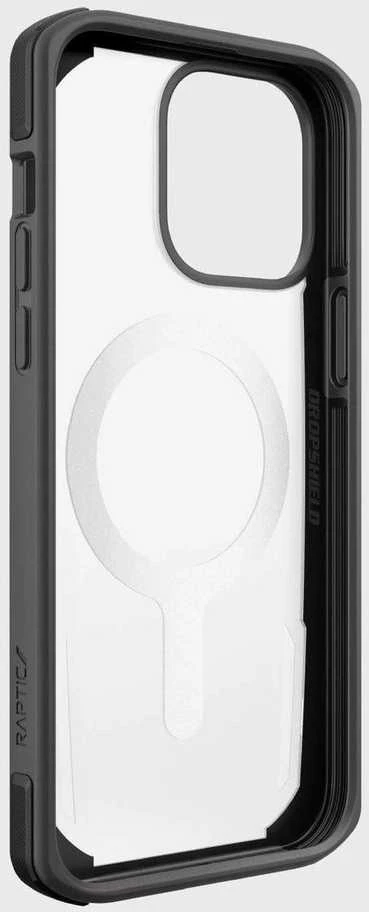 Raptic X-Doria Secure Apple iPhone 14 Pro Max su MagSafe armored dėklas telefonui juodos spalvos