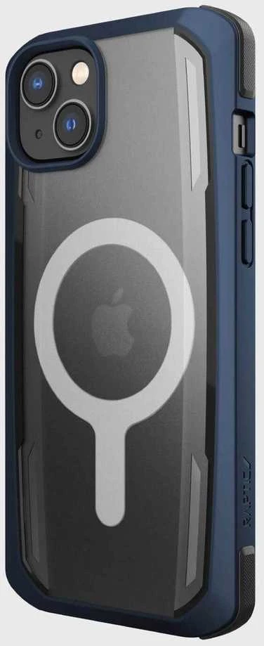 Raptic X-Doria Secure Apple iPhone 14 su MagSafe armored dėklas telefonui mėlynos spalvos