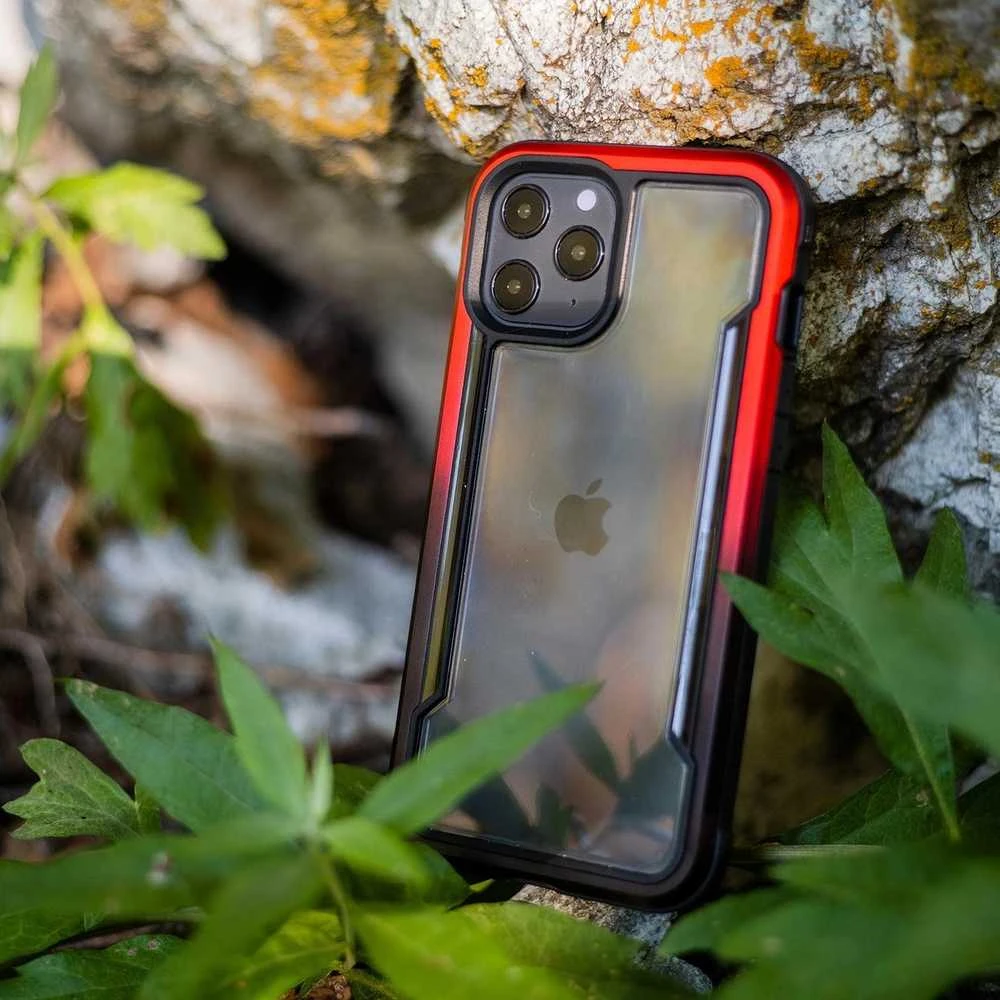 Raptic X-Doria Shield dėklas iPhone 14 Pro šarvuotas dangtelis juodas
