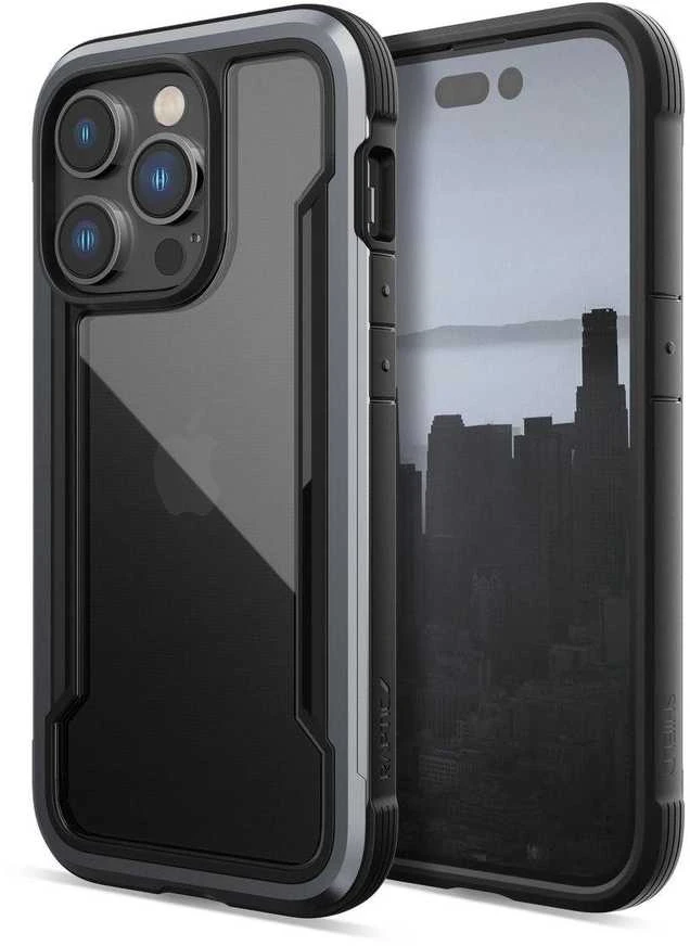 Raptic X-Doria Shield dėklas iPhone 14 Pro šarvuotas dangtelis juodas