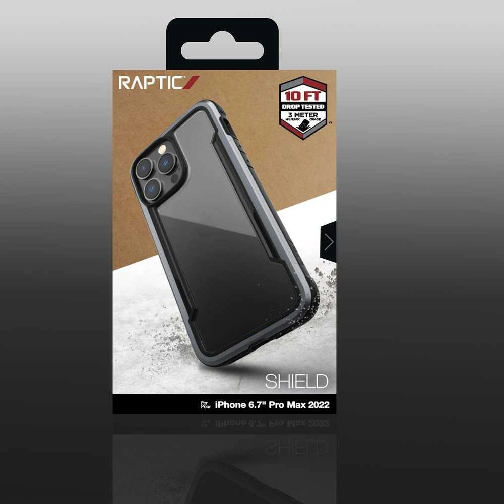 Raptic X-Doria Shield Apple iPhone 14 Pro Max armored dėklas telefonui juodos spalvos
