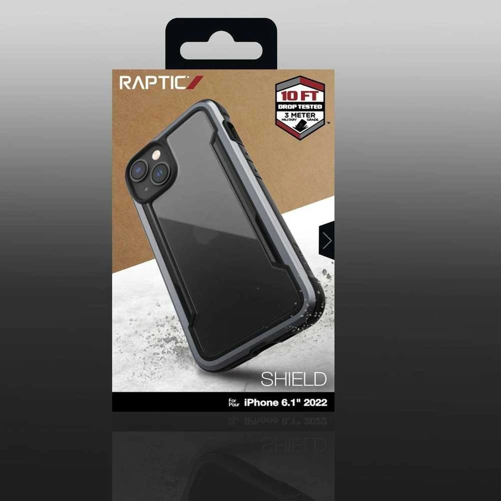 Raptic X-Doria Shield Apple iPhone 14 armored dėklas telefonui juodos spalvos