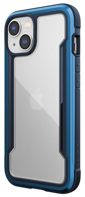 Raptic X-Doria Shield iPhone 14 šarvuotas dėklas telefonui, mėlynos spalvos