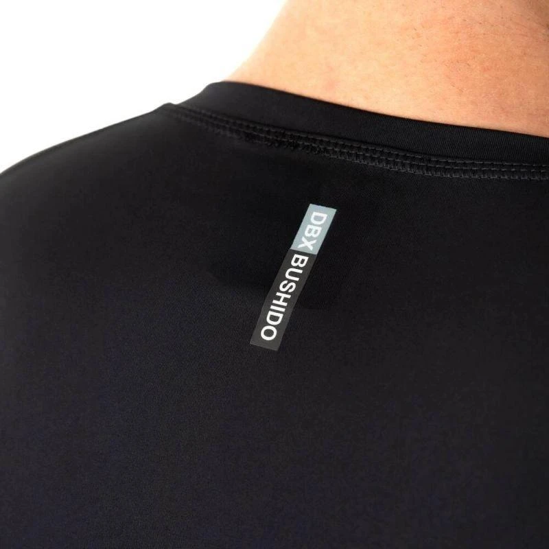 Rashguard, juoda, trumpos rankovės, BlackRS - S