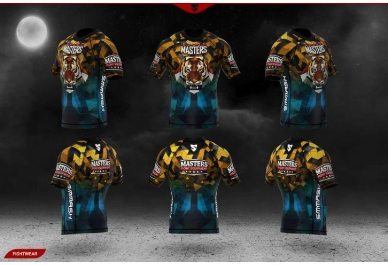 Rashguard SM trumpomis rankovėmis - RSG-SM