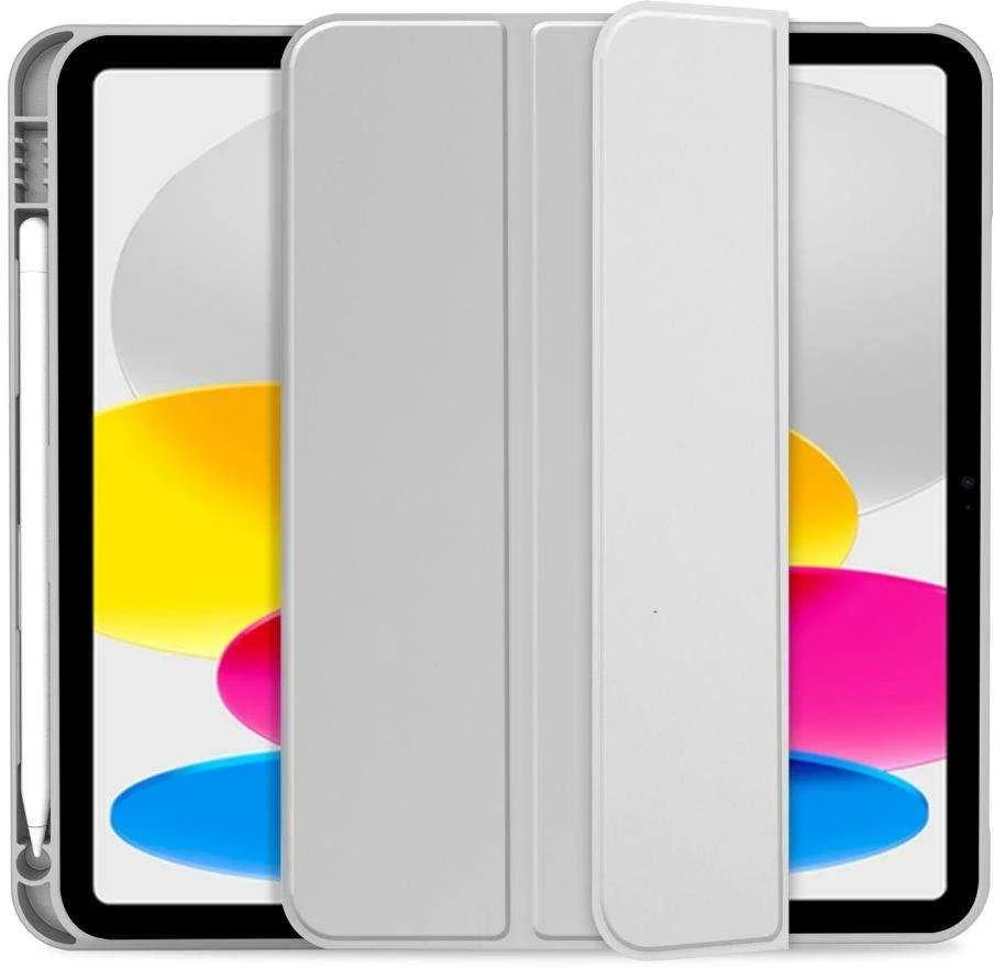 Tech-Protect SC Pen Apple iPad 10.9” 10 / 2022 / 11” 11 / 2025 – dėklas planšetiniam kompiuteriui pilkos spalvos