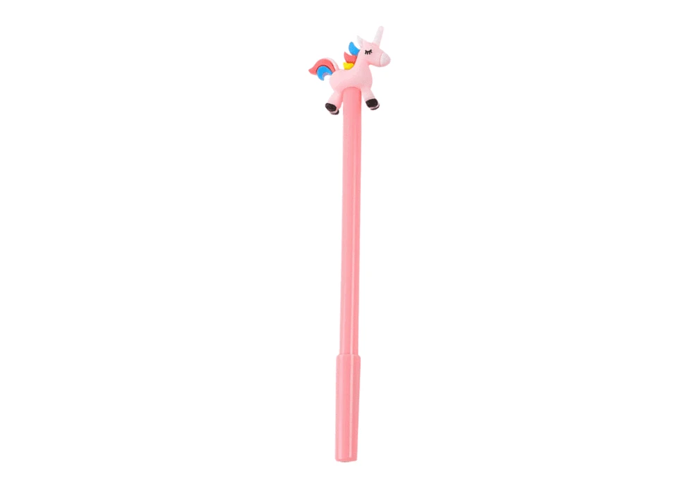 Lean Toys Rašiklis su vienaragiu, 18 cm, įvairios spalvos